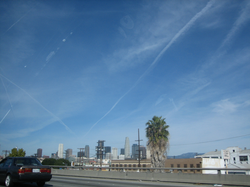 10 Fwy near downtown Los Angeles 10:35am Dec. 25, 2006